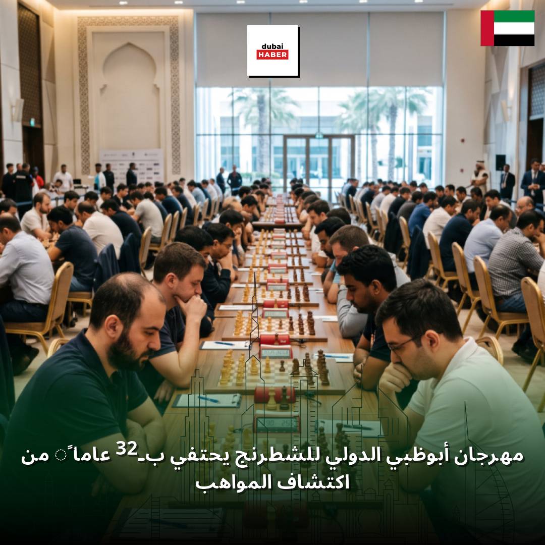 مهرجان أبوظبي الدولي للشطرنج يحتفي بـ32 عاماً من اكتشاف المواهب