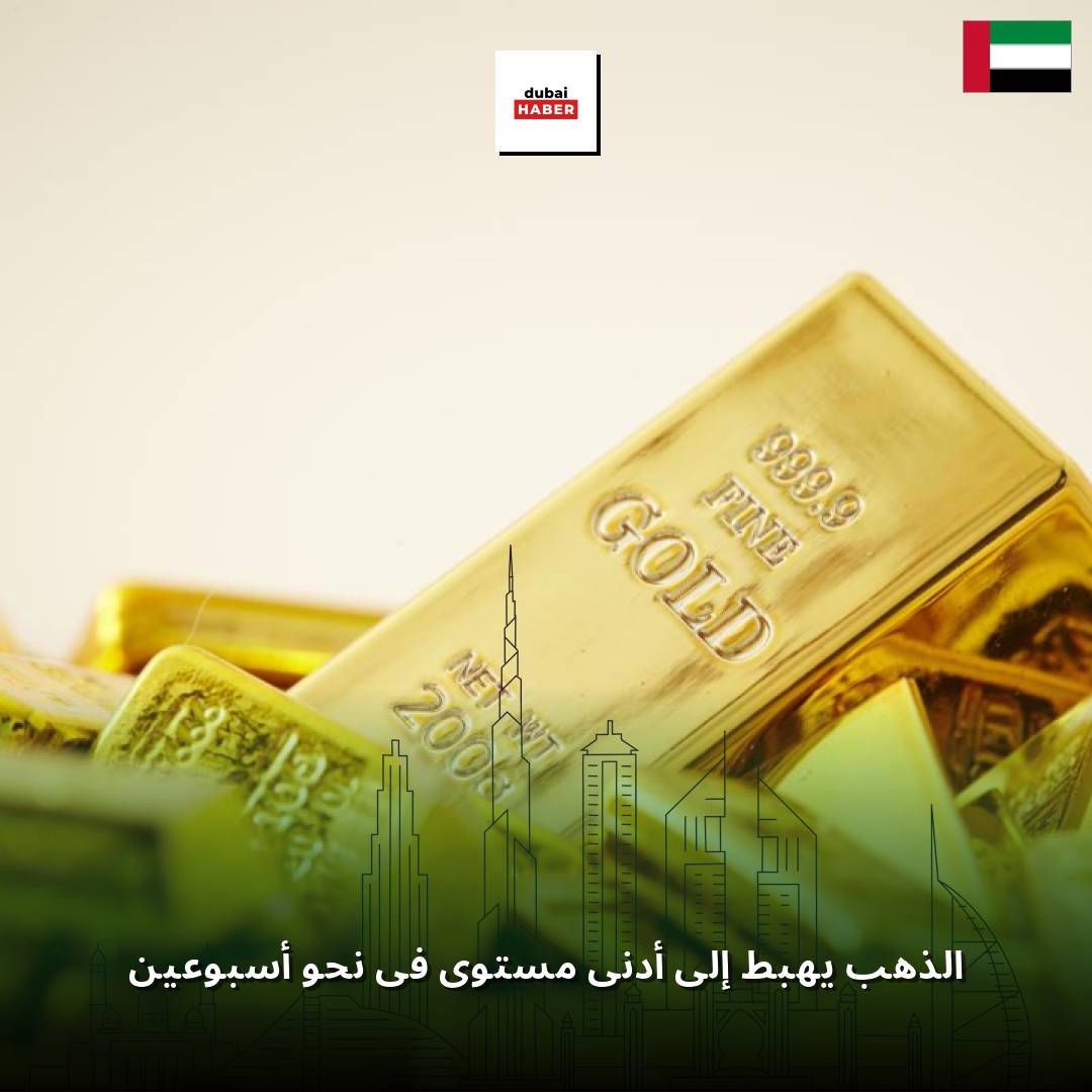 الذهب يهبط إلى أدنى مستوى في نحو أسبوعين