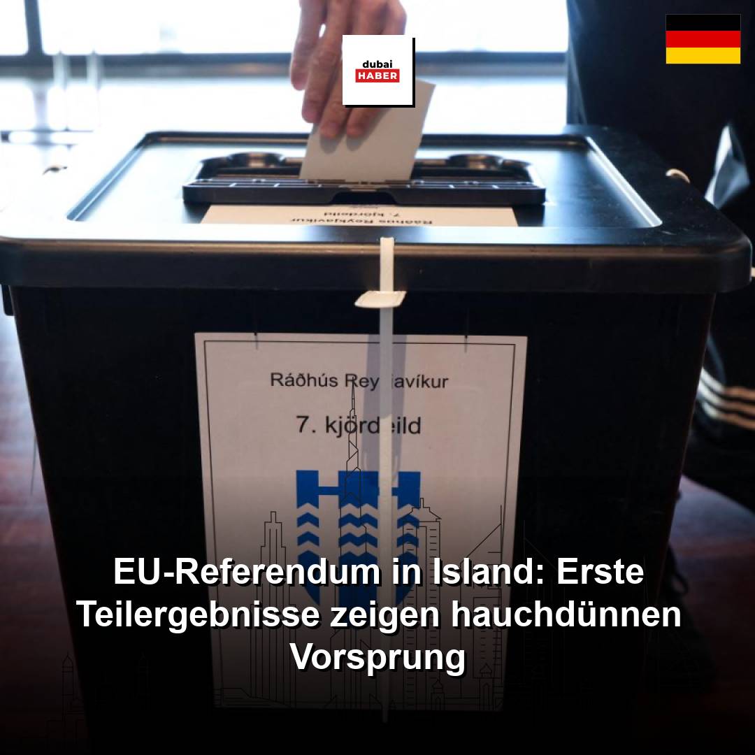 EU-Referendum in Island: Erste Teilergebnisse zeigen hauchdünnen Vorsprung