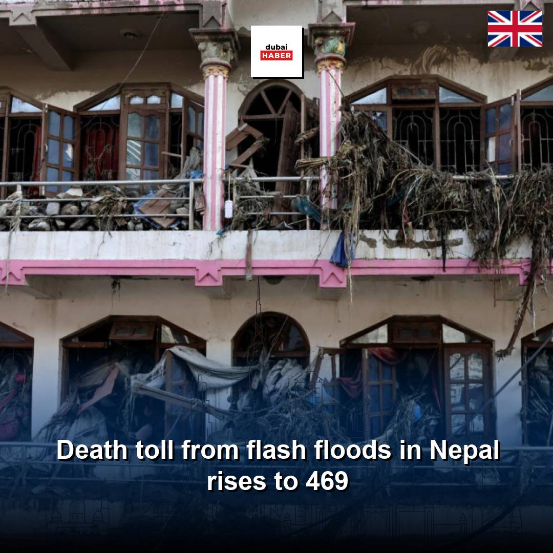 Death toll from flash floods in Nepal rises to 469