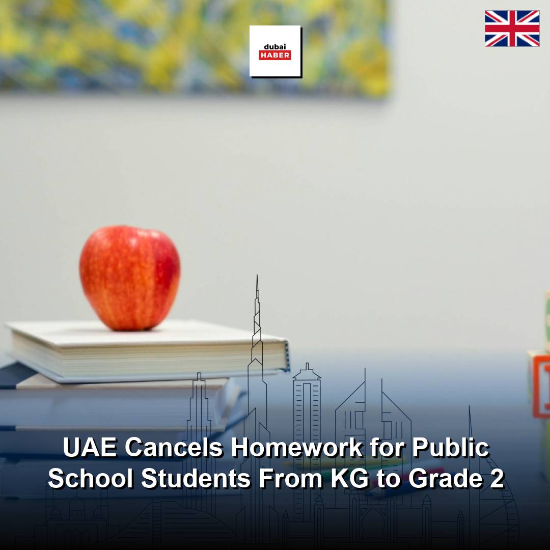 UAE Cancels Homework for Public School Students From KG to Grade 2