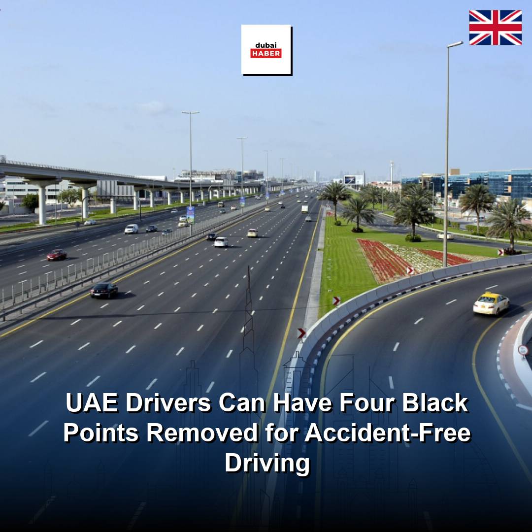 UAE Drivers Can Have Four Black Points Removed for Accident-Free Driving