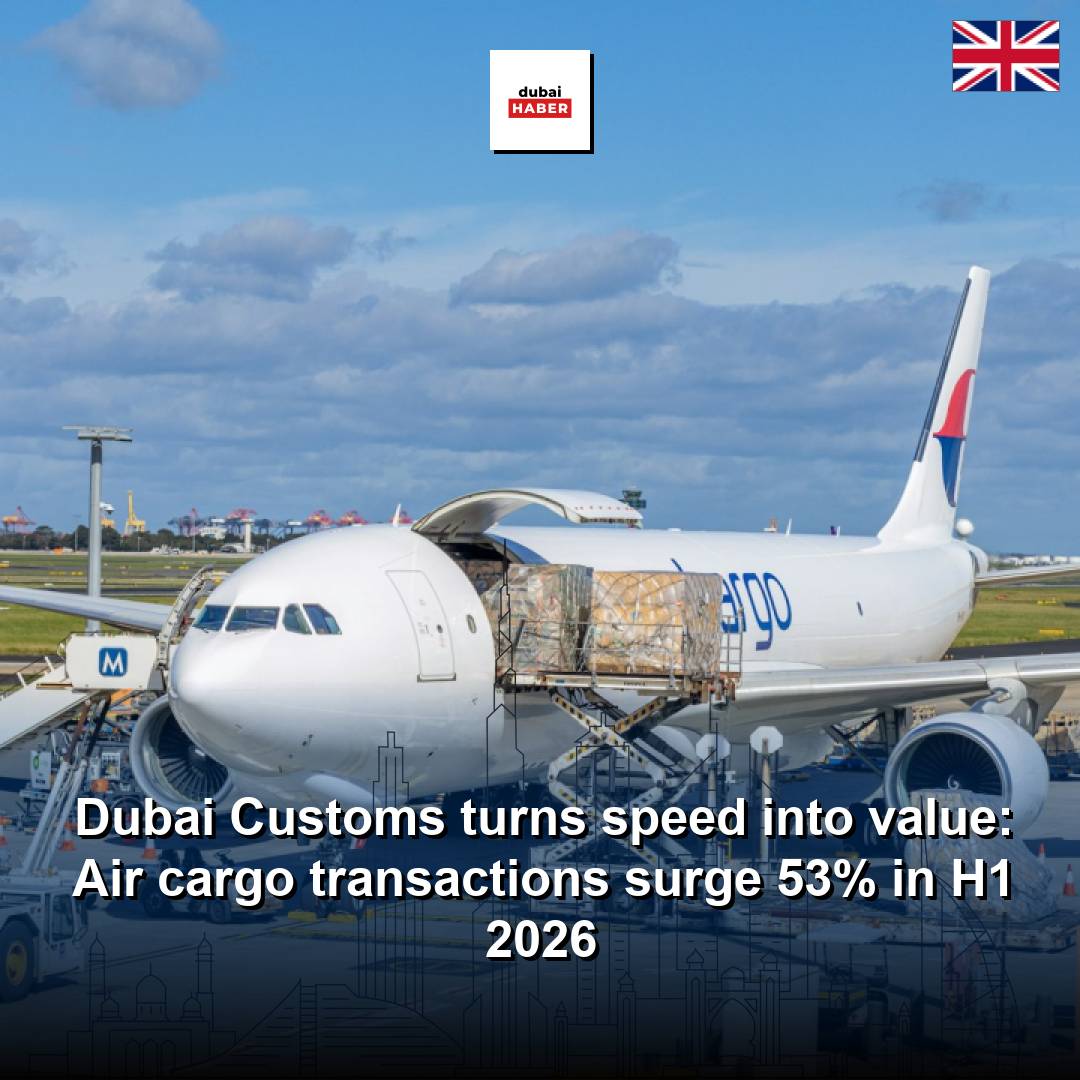 Dubai Customs turns speed into value: Air cargo transactions surge 53% in H1 2026