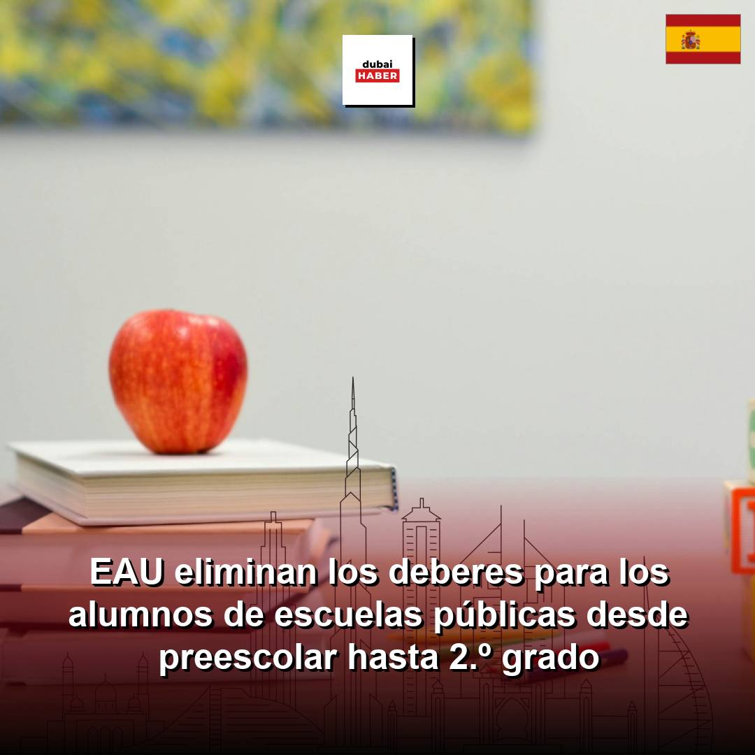 EAU eliminan los deberes para los alumnos de escuelas públicas desde preescolar hasta 2.º grado