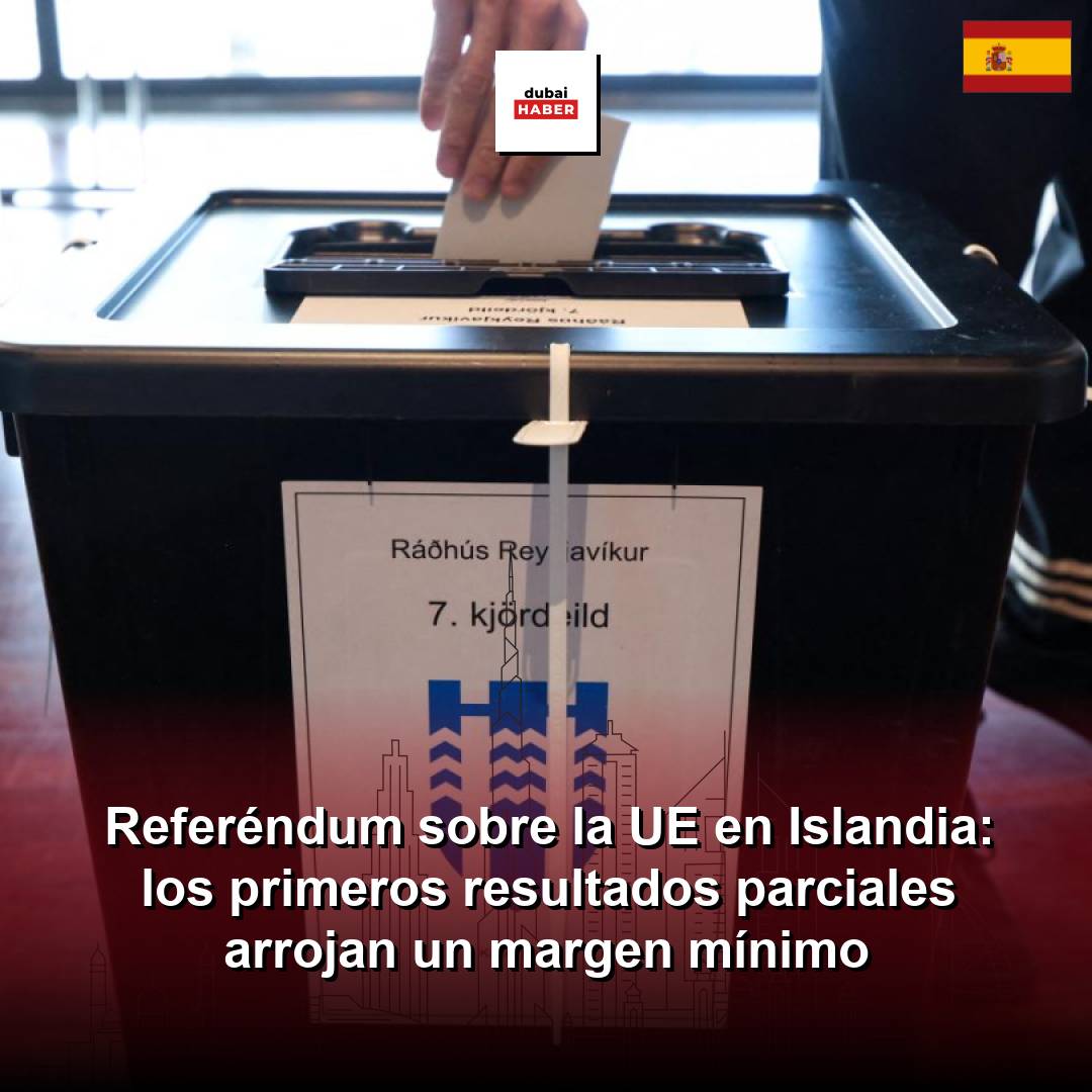 Referéndum sobre la UE en Islandia: los primeros resultados parciales arrojan un margen mínimo