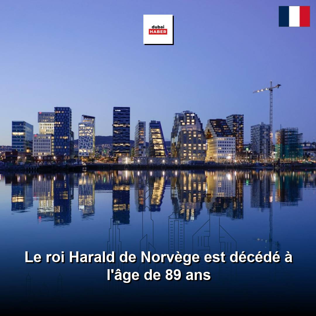 Le roi Harald de Norvège est décédé à l'âge de 89 ans
