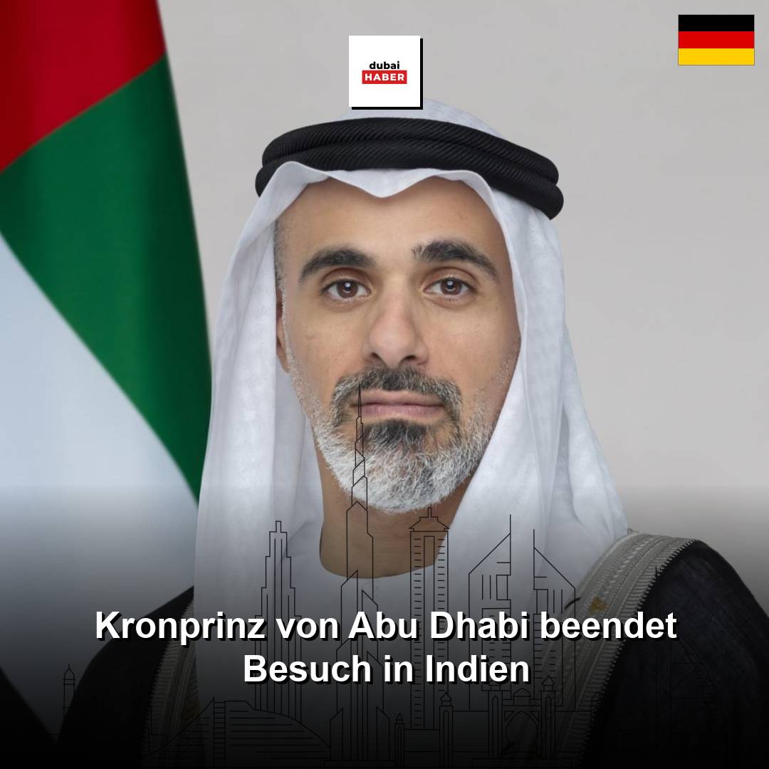 Kronprinz von Abu Dhabi beendet Besuch in Indien