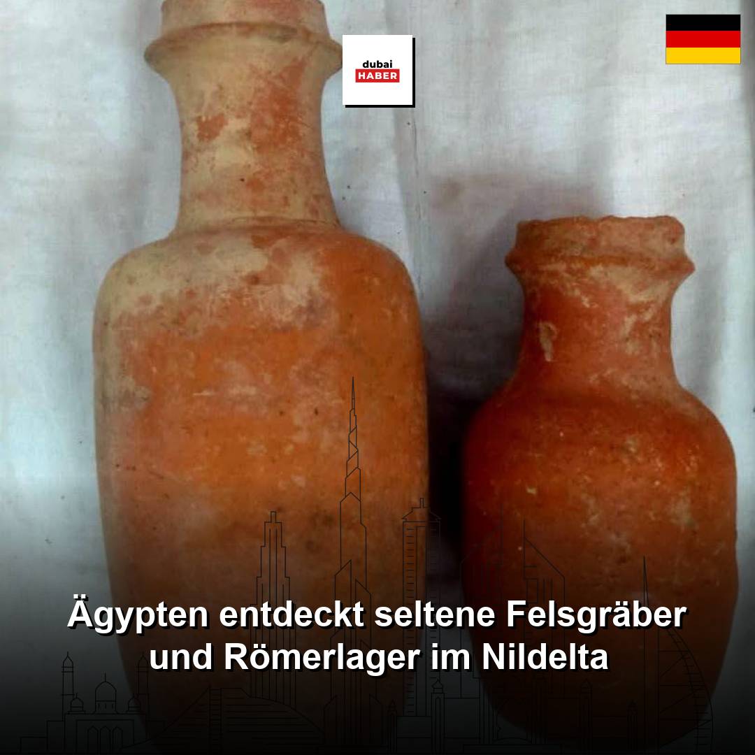 Ägypten entdeckt seltene Felsgräber und Römerlager im Nildelta