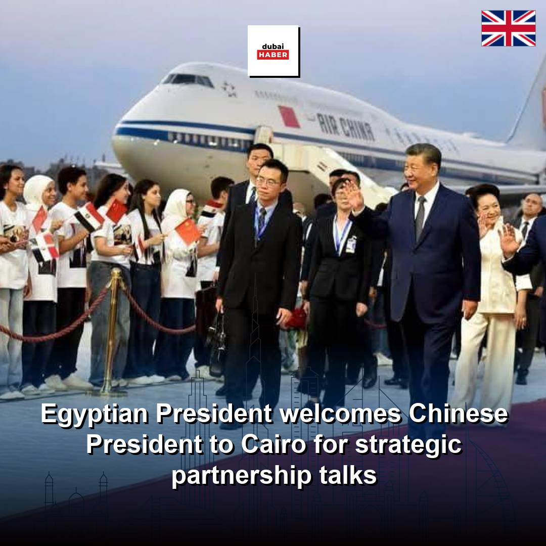 Egyptian President welcomes Chinese President to Cairo for strategic partnership talks
