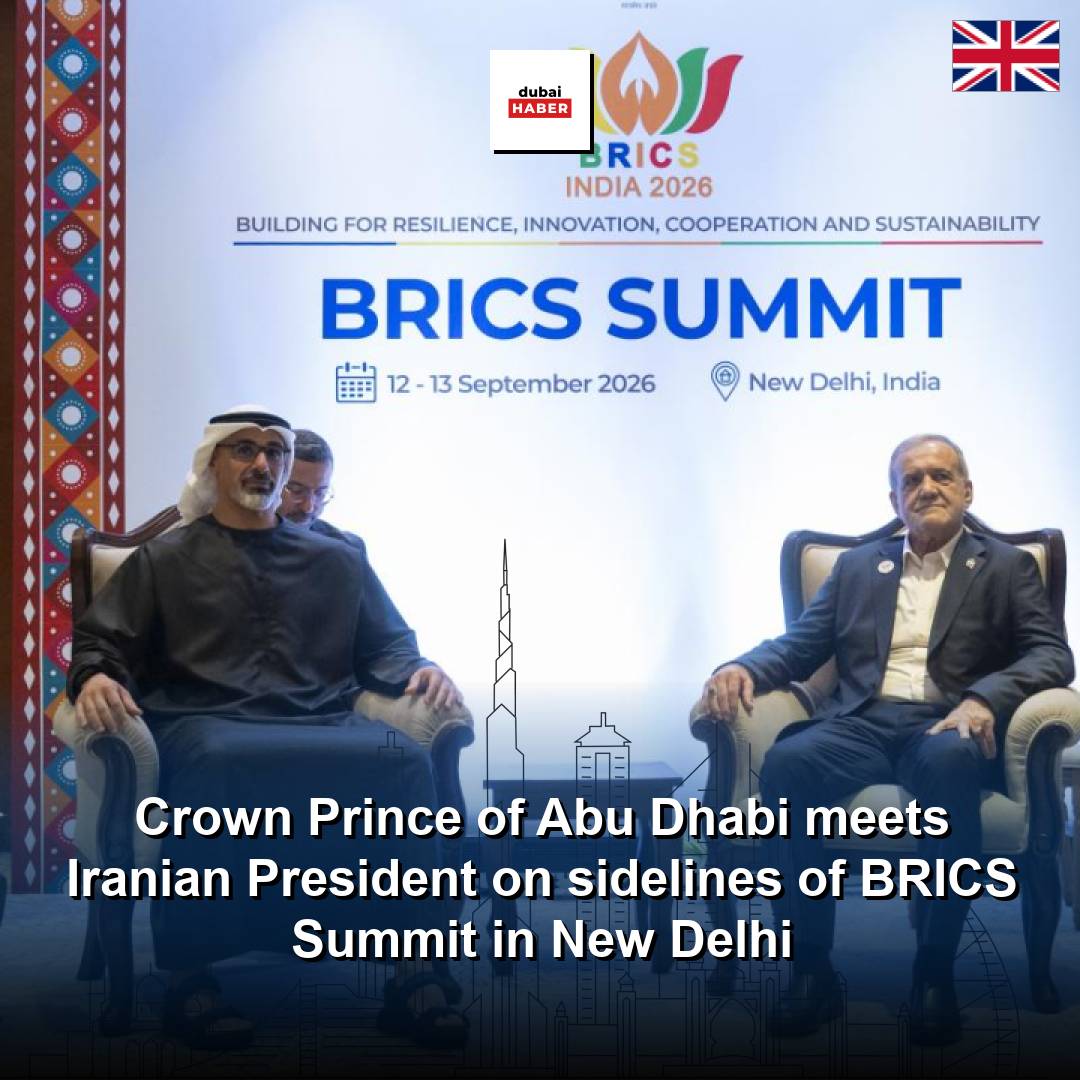 Crown Prince of Abu Dhabi meets Iranian President on sidelines of BRICS Summit in New Delhi