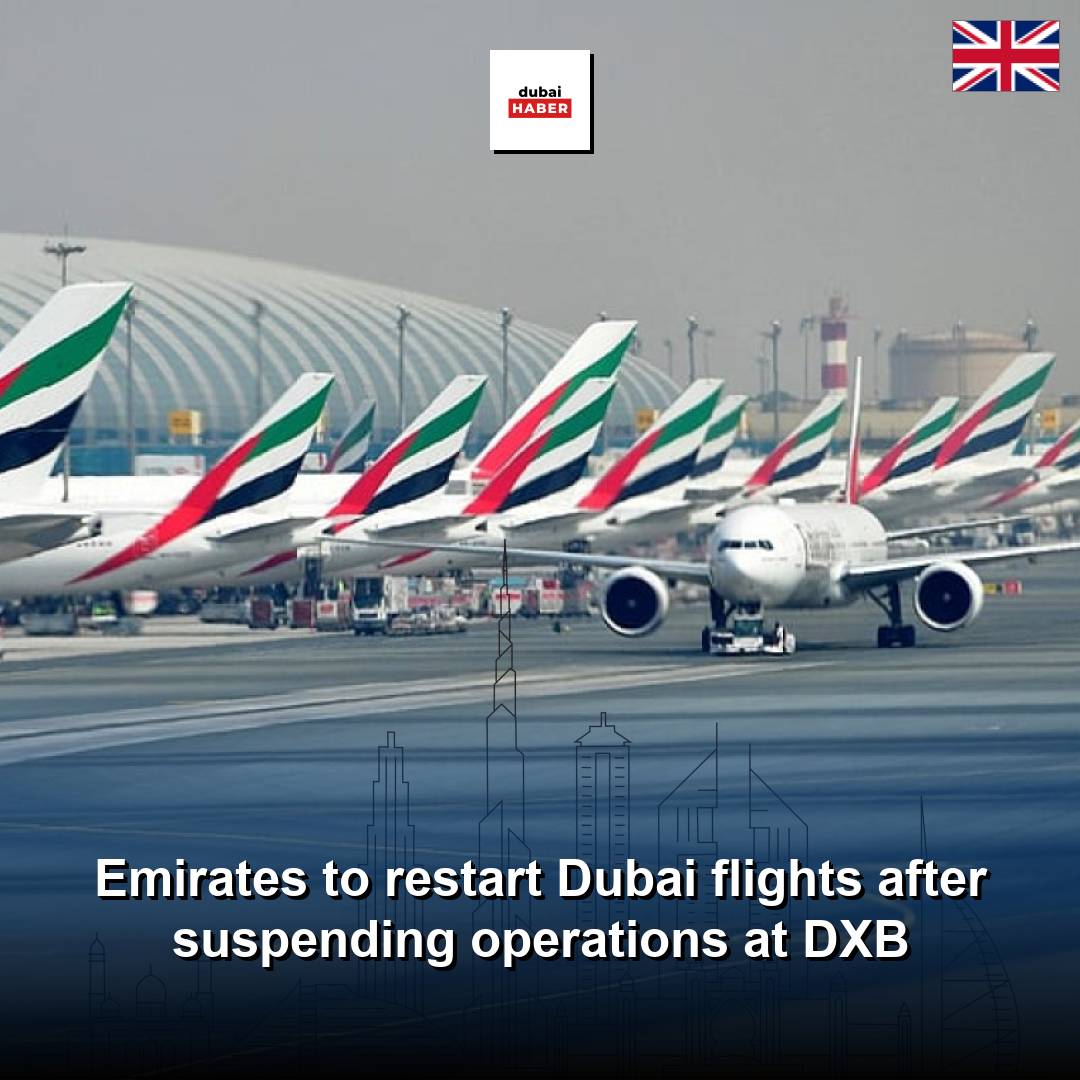 Emirates to restart Dubai flights after suspending operations at DXB
