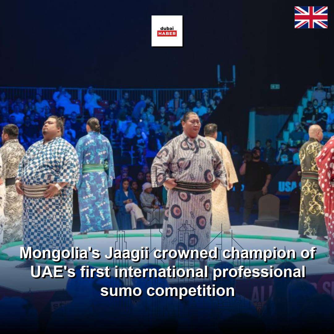Mongolia's Jaagii crowned champion of UAE's first international professional sumo competition
