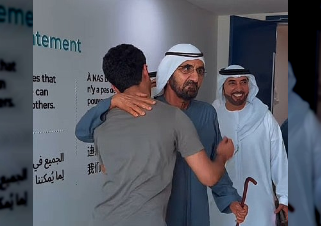 Dubai school students get surprise visit from Sheikh Mohammed