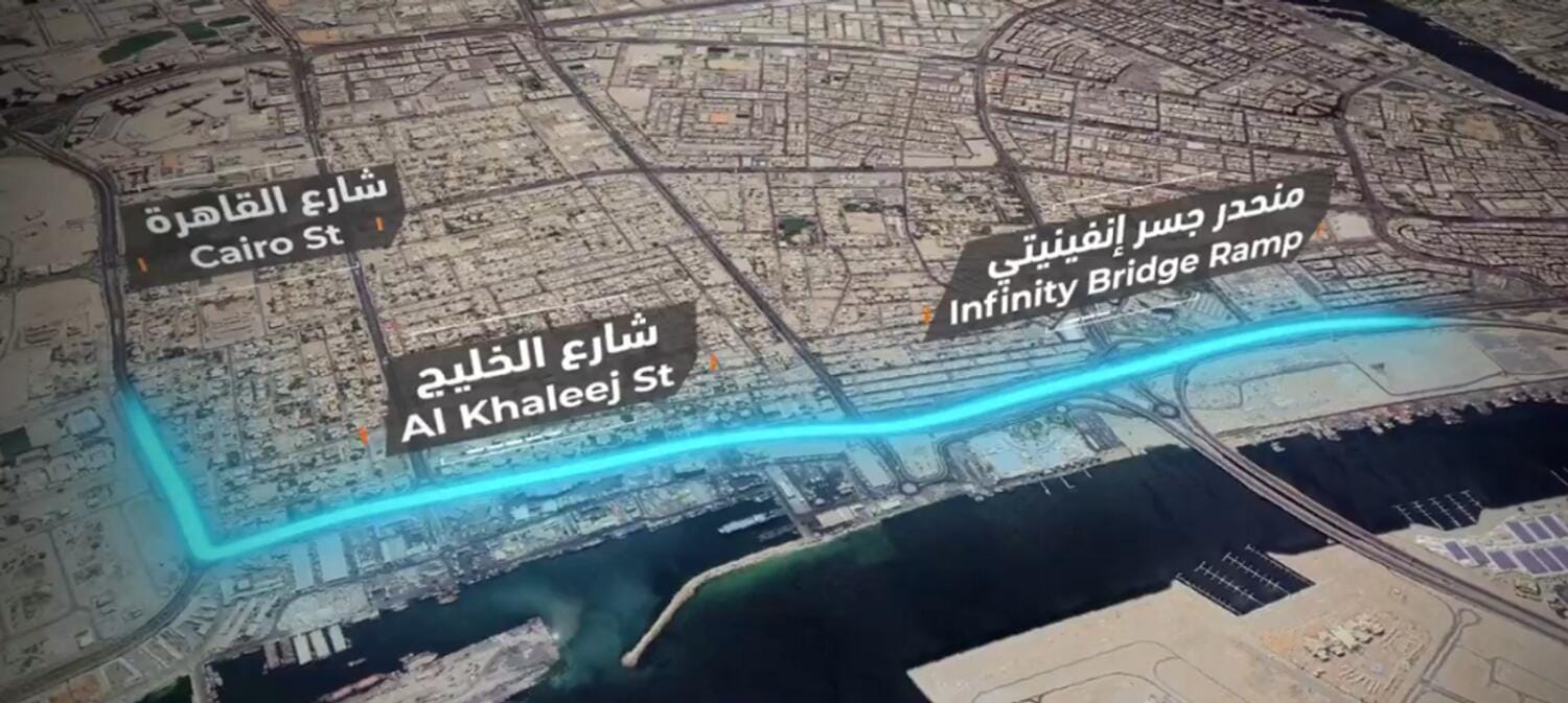 Dubai'ye Trafiği Kolaylaştıracak 1,6 KM Uzunluğunda, 6 Şeritli Yeni Tünel