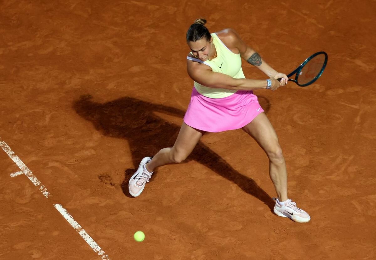 Sabalenka, Cumartesi Günü İtalya Açık Finalinde Swiatek'e Karşı Tarihi Çatışmanın Tadını Çıkarıyor