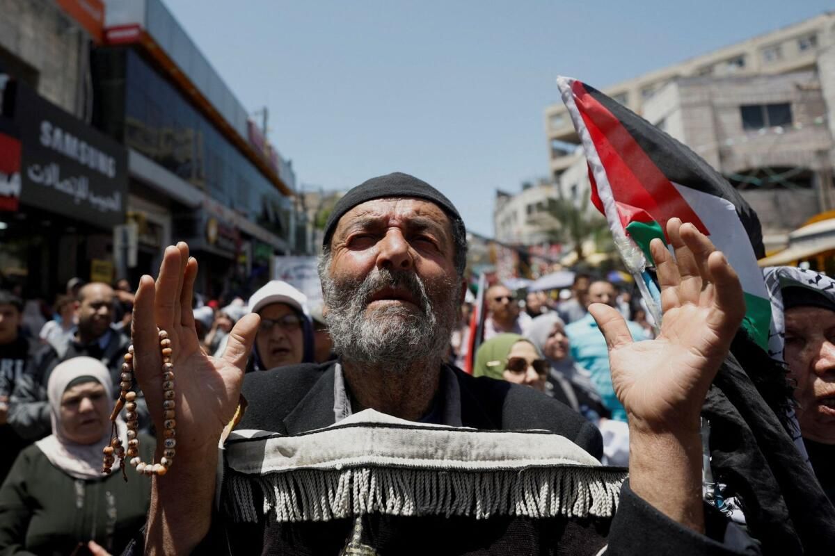 Filistinliler 1948 'Nakba'nın Yıldönümünde Gazze Savaşlarından Kaçtılar