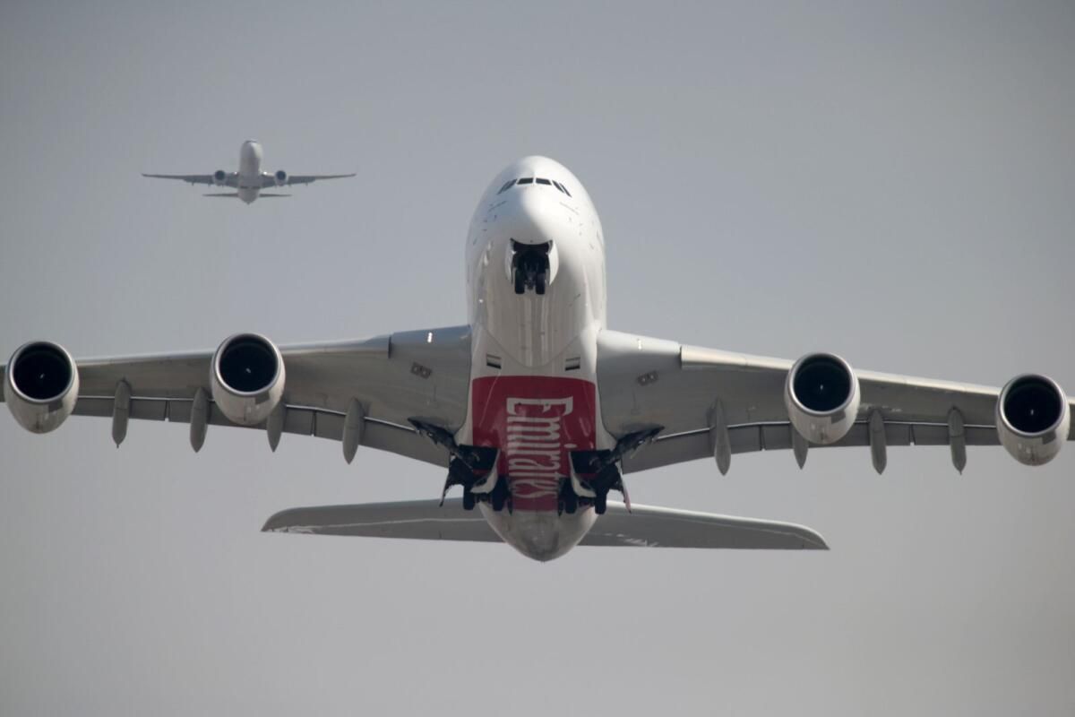 Emirates Uçağı Hindistan'da Flamingolara Çarptıktan Sonra Hasar Gördü; Dönüş Uçuşu İptal Edildi