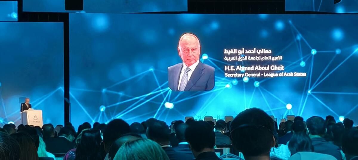 Abu Dabi: ’Gazze Savaşının Yakında Sona Ermesini Umuyoruz'; Arap Birliği Genel Sekreteri, İstikrarın Yatırımların Anahtarı Olduğunu Söyledi