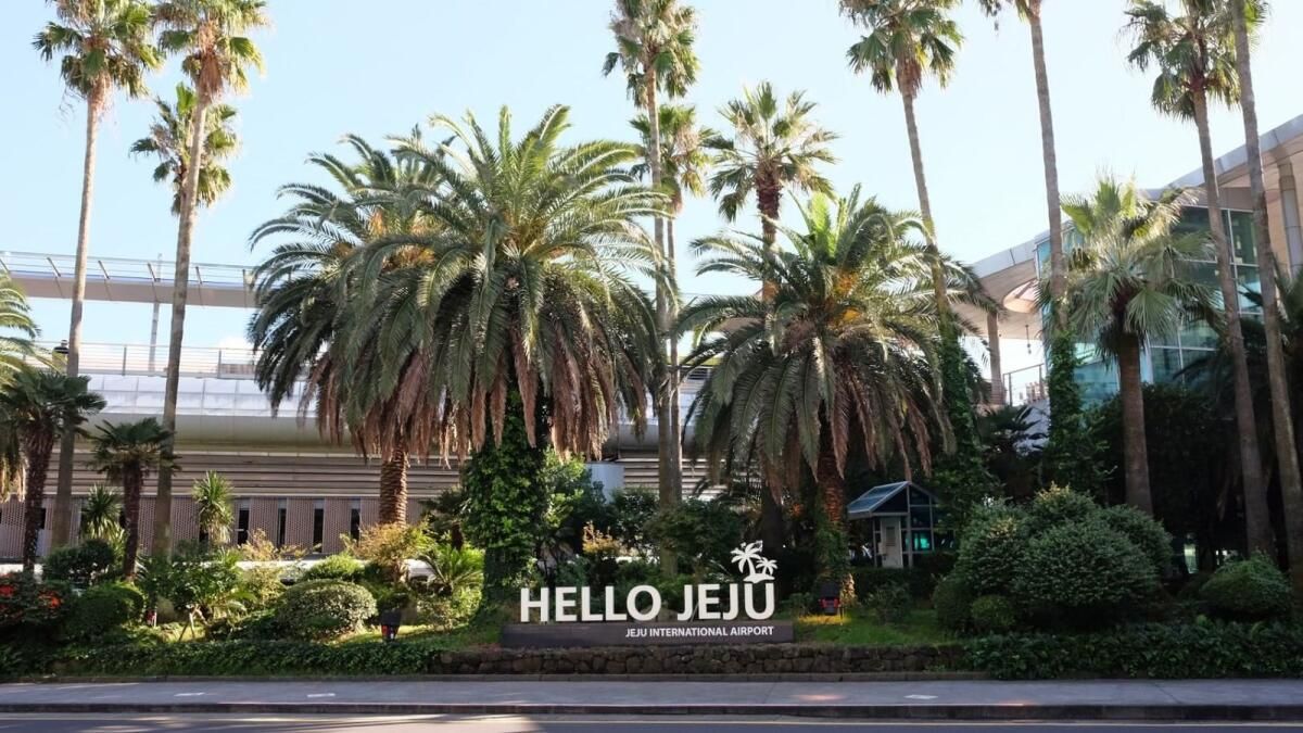 Güney Kore'nin Jeju Adası'nda Kötü Hava Koşulları Nedeniyle 40 Uçuş İptal Edildi