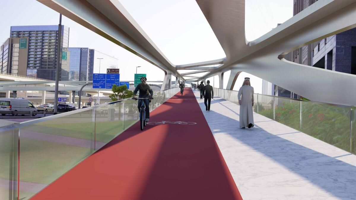 Dubai, Bisikletler, Scooterlar ve Yayalar için Yeni Çok Amaçlı Parkuru Duyurdu