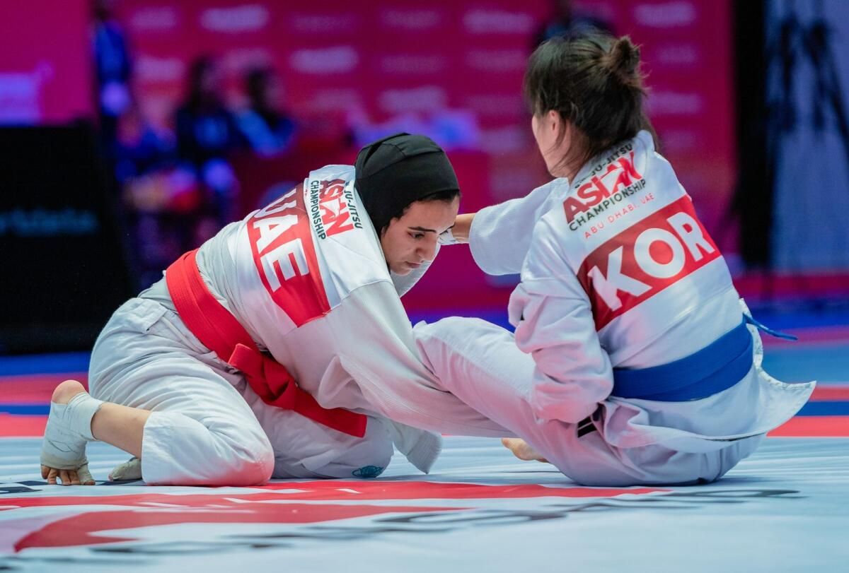 Jiu-Jitsu Asya Şampiyonası'nda BAE adına Altın Madalya Kazandıktan Sonra Balqees Gururla Doldu
