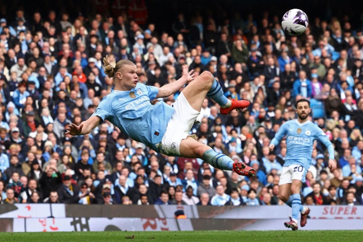 Premier Lig: Gol Makinesi Haaland, Man City Liderlerin Arsenal Üzerindeki Baskısını Sürdürürken Dördü Filelere Gönderdi