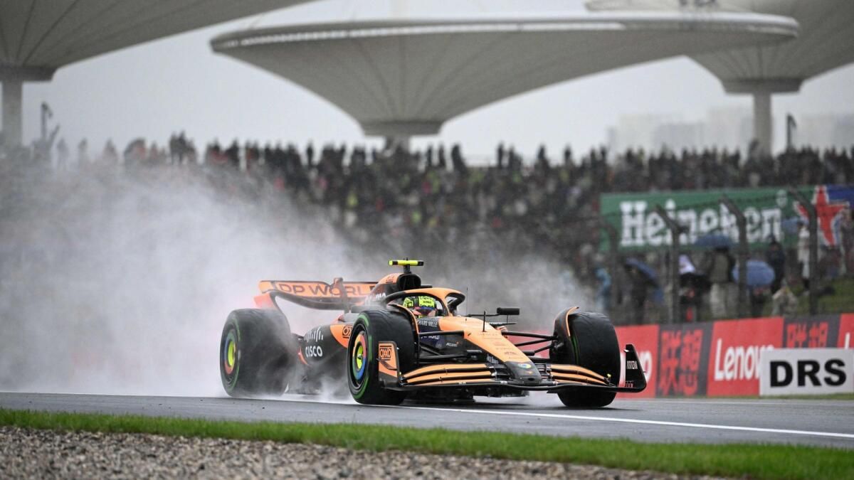 Formula 1: 'Ya Hep Ya Hiç' Norris, Çin GP'sinde Yağmur Kaosunda Sprint Direğini Aldı