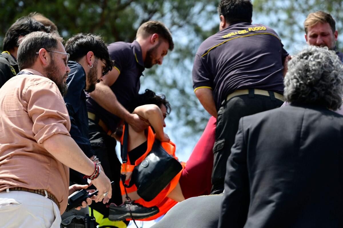 Tenis: Roma Açık Tenis Turnuvasında Çevre Aktivistleri Oyunları Durdurdu