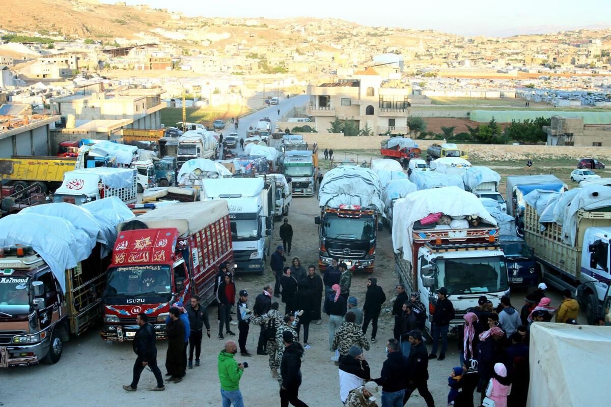 Lübnan Suriyelilerin 'Gönüllü' Geri Dönüşlerine Devam Ediyor