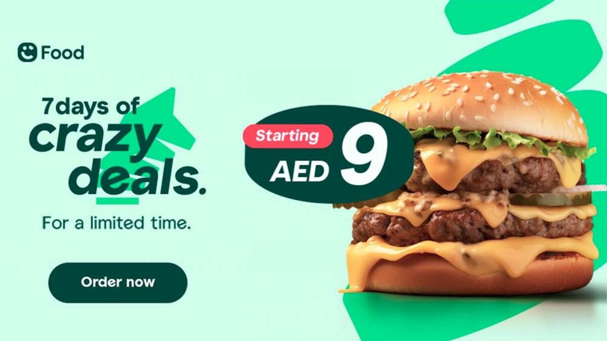 Tasarruf için aç mısın? Careem Food ile Dh9'dan Başlayarak Sınırlı Bir Süre için 'Çılgın Fırsatların' tadını Çıkarın