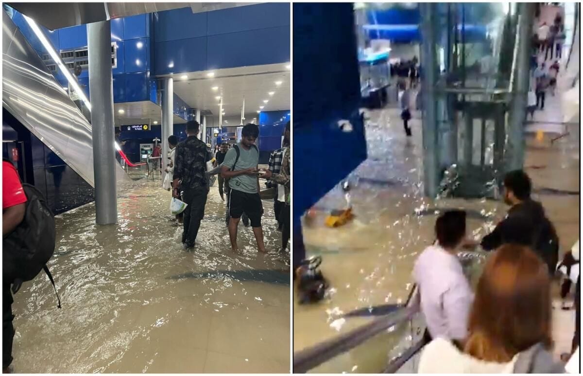 Video: Dubai Metro İstasyonunda Ayak Bileği Derinliğinde Yağmur Suyu Taşar, Hizmetleri Aksatır