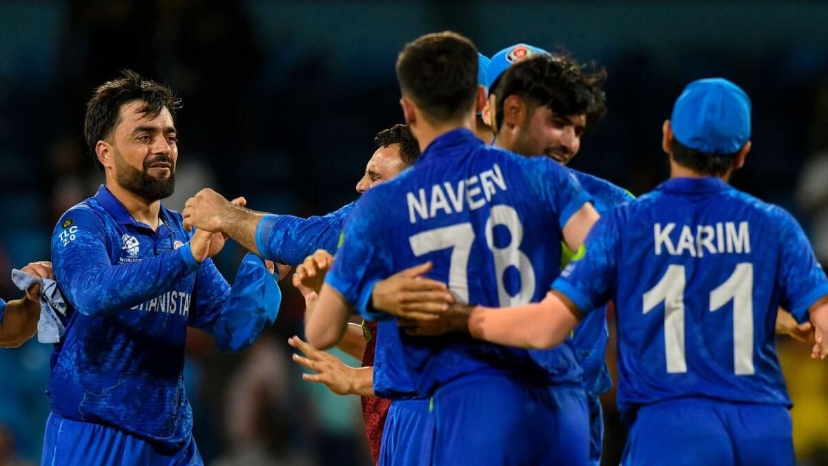 T20 Dünya Kupası: Afganistan Bangladeş'i 8 Koşuyla Yendi; Yarı Finale Kaldı