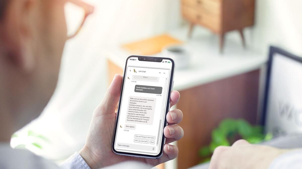 BAE Uçuşları: Etihad, Yolculara Vize, Bilet Bilgisi Veren Chatbot Özelliğini Başlattı