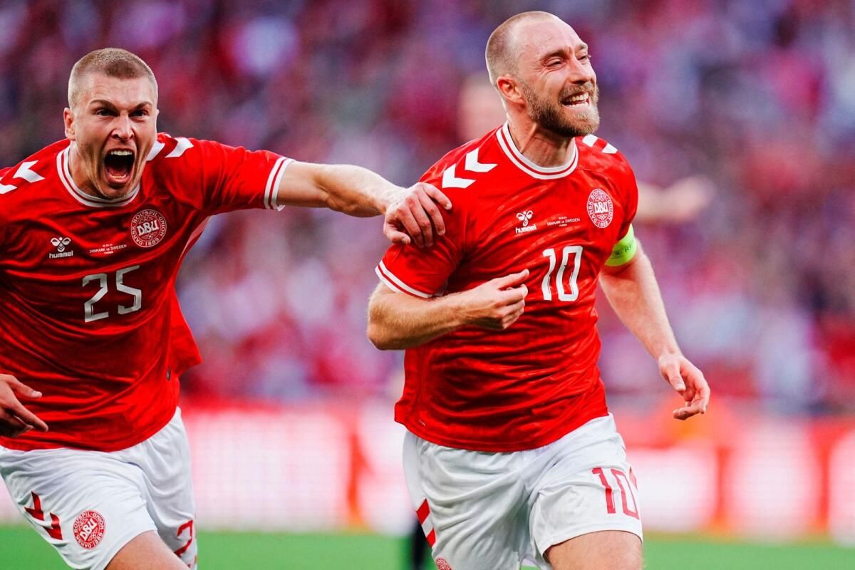 Eriksen Masterclass, Euro Isınmasında Danimarka'ya İsveç'e Karşı 2-1 Galibiyet Verdi