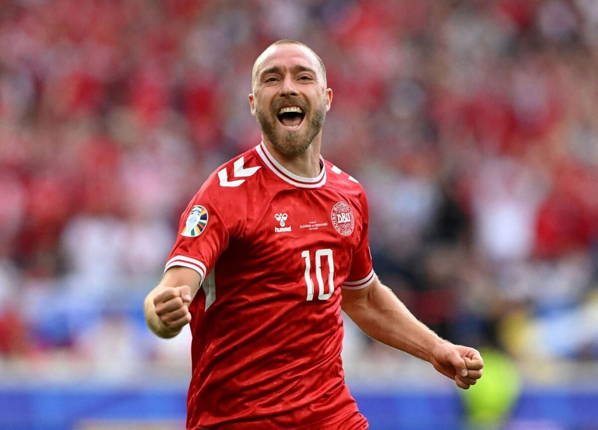 Danimarkalı Eriksen, Eleştirmenleri Susturmak için Unutulmaz Euro Dönüşü Yaptı