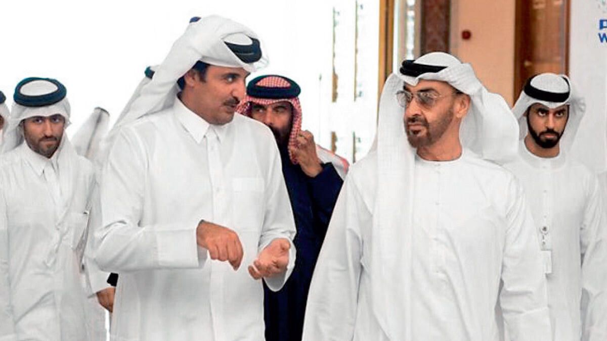 BAE: Şeyh Muhammed, Abu Dabi'de Katar Emirini Kabul Etti
