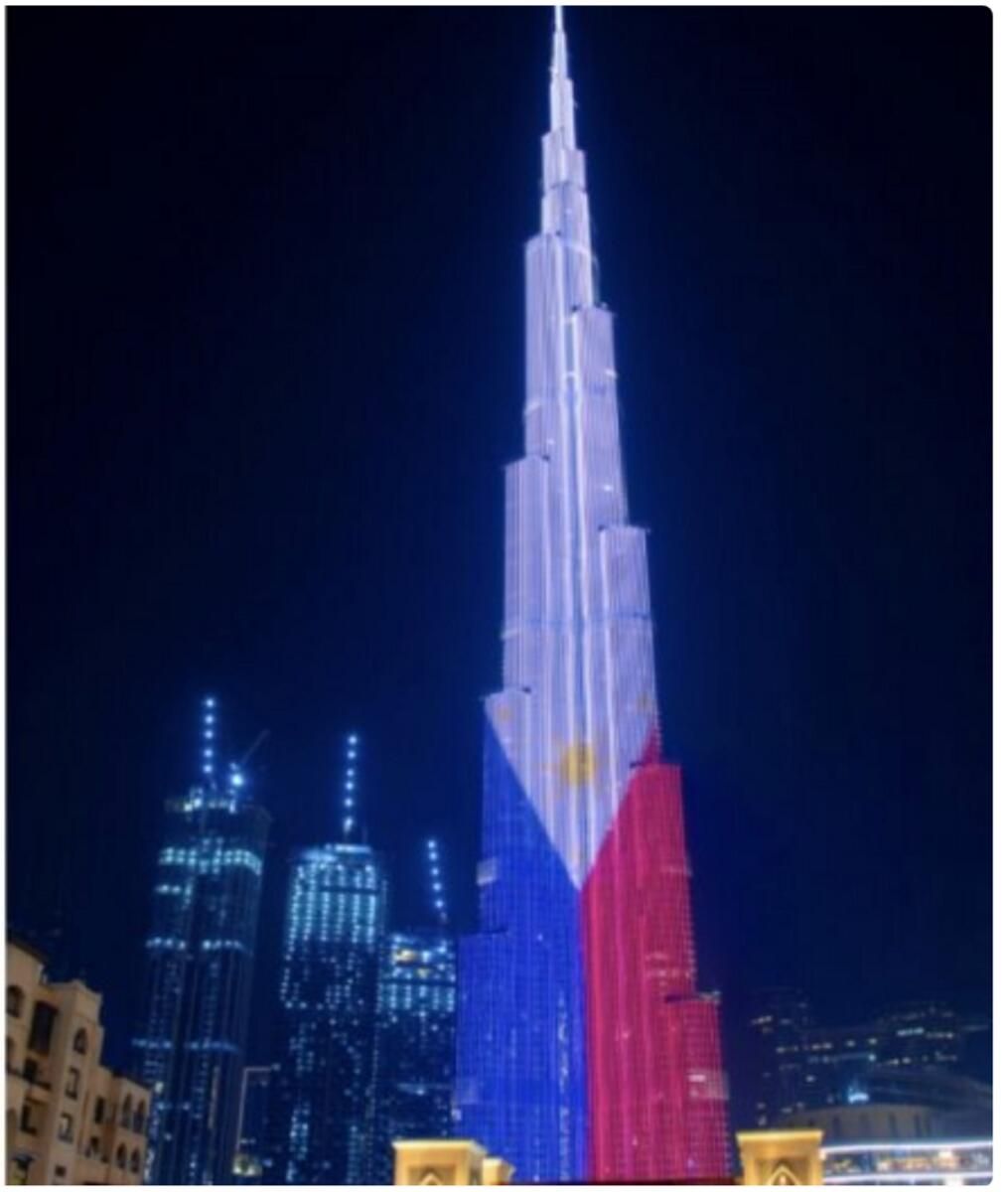 BAE: Burj Khalifa Filipinler Bağımsızlık Günü için Aydınlanacak