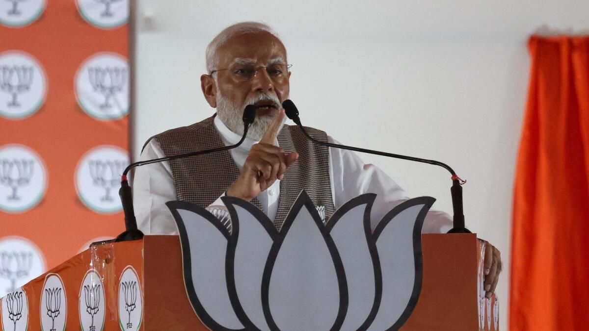 Hindistan'ın Modi, Dev Seçimlerde Oyların Sayılmasıyla Bugüne Kadarki En Büyük Galibiyeti Gördü