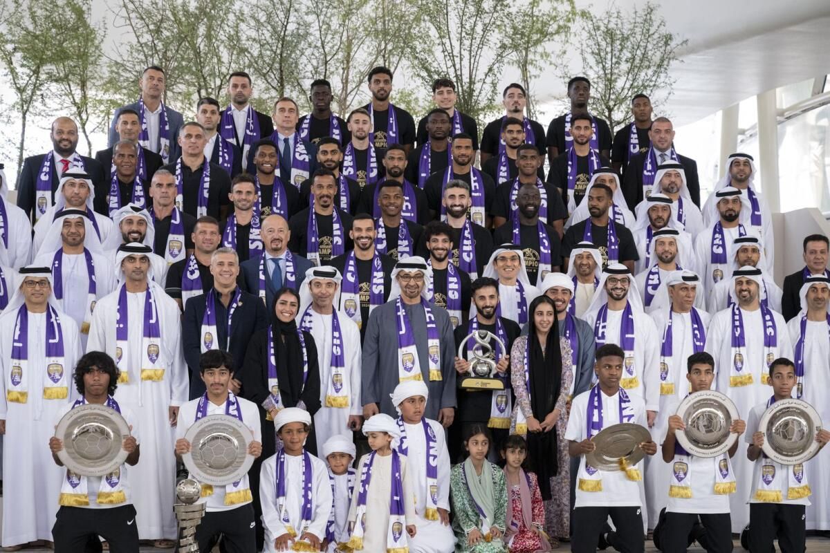 BAE Başkanı, Afc Şampiyonlar Ligi Zaferinin Ardından Al Ain Futbol Kulübü'nü Tebrik Etti