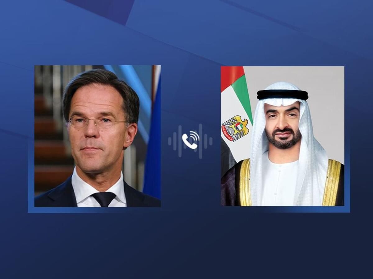 BAE Başkanı Hollanda Başbakanı'ndan Telefon Aldı