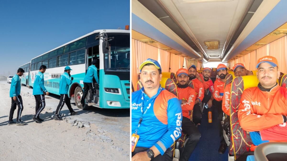 Dubai Teslimat Binicileri Dua Ediyor, Öğlen Molası Başladığında Klimalı Merkezlerde Film İzliyor