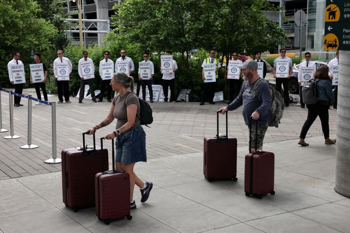 Union, Westjet Havayolları'nın Mekanikle Anlaşmaya Varılana Kadar Devam Edeceğini Söyledi