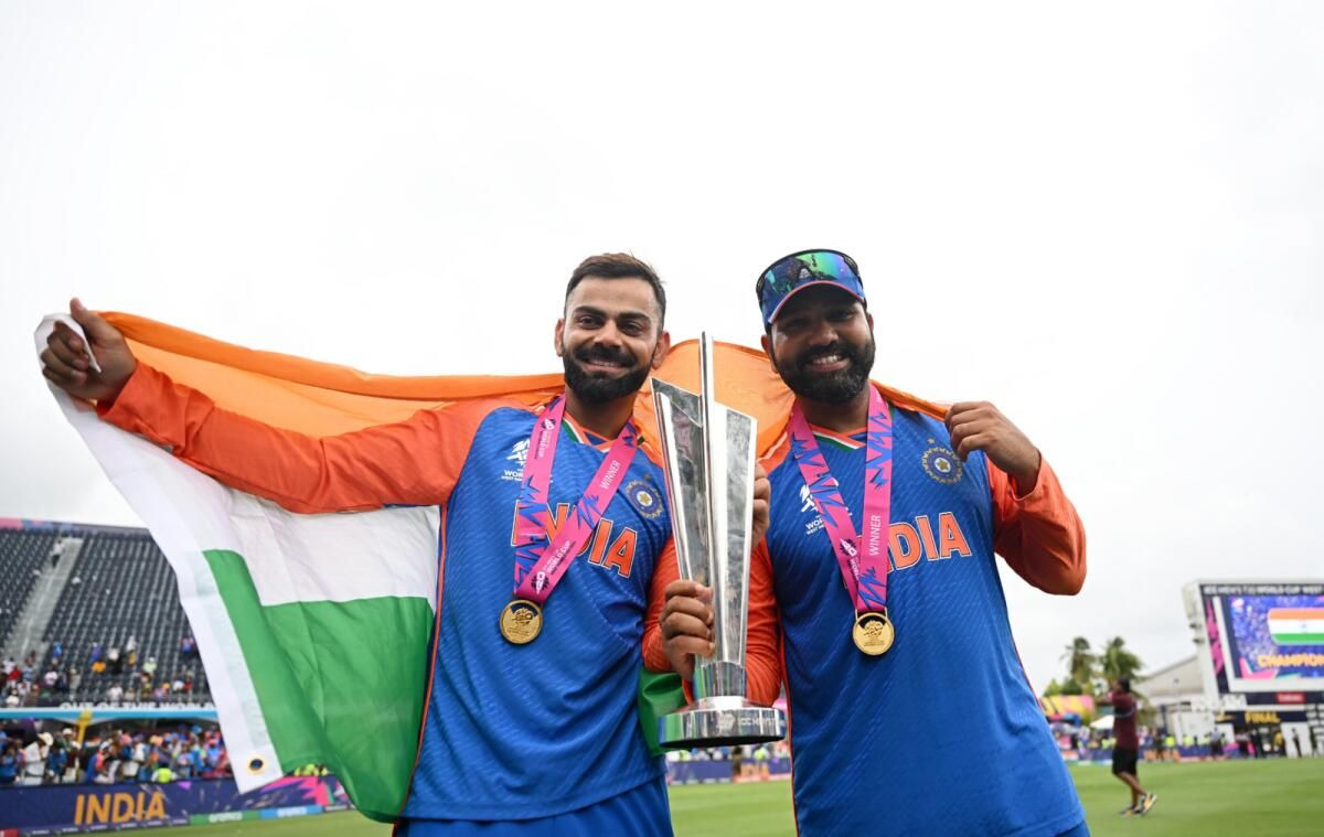 Kohli, Rohit, Hindistan'ın Dünya Kupası Galibiyetinden Sonra T20is'ten Emekli Oldu