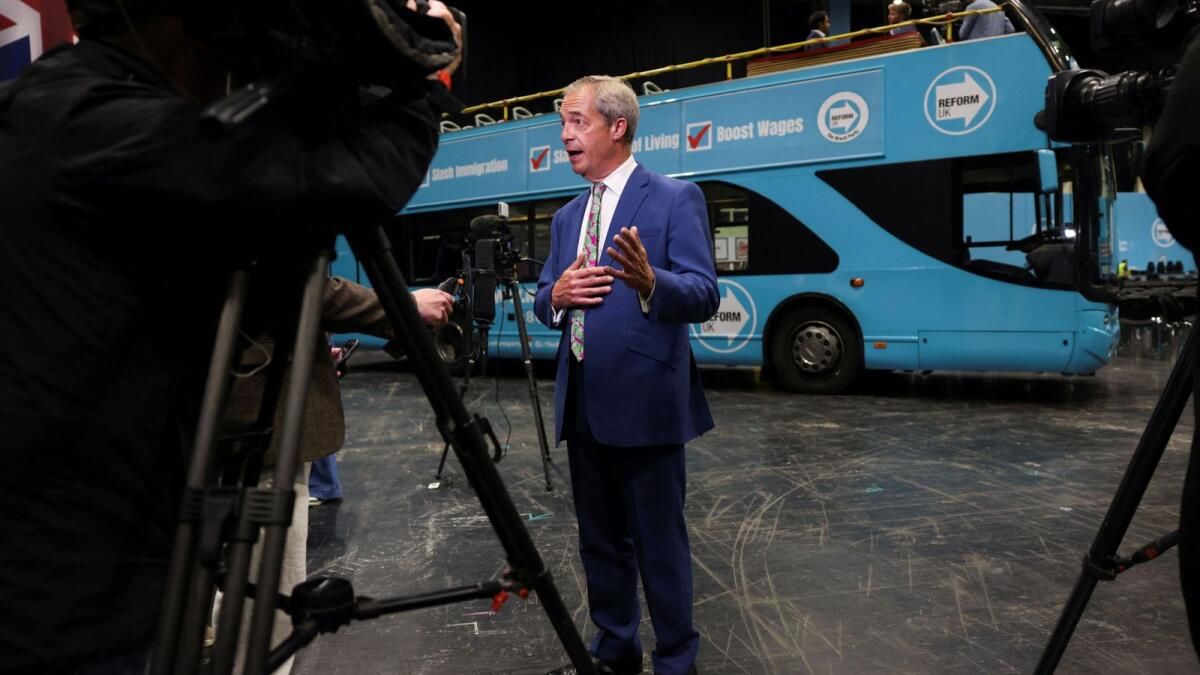 İngiltere Reform Lideri Farage 'Zor' Birkaç Günün Ardından Olumlu
