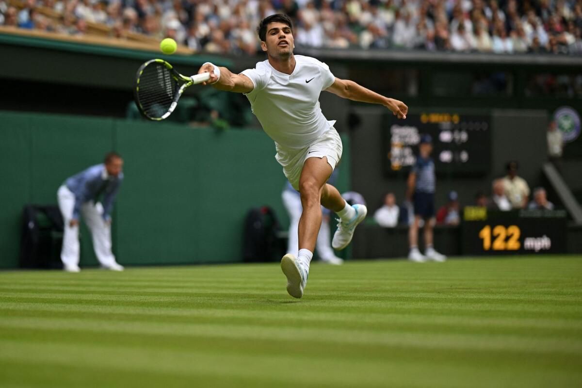 Alcaraz, Wimbledon ikinci Turuna Ulaşmak için Ruhlu Lajal'ı Uğurladı