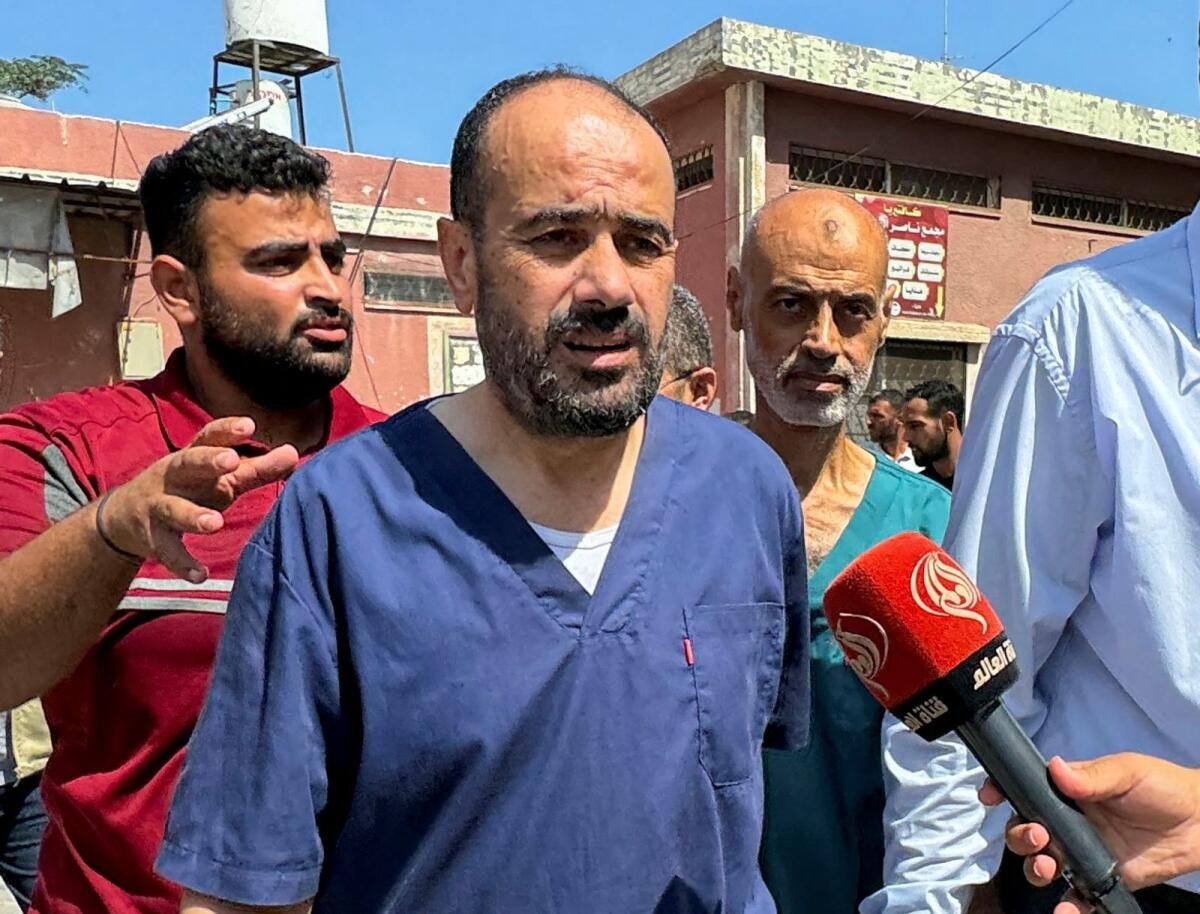İsrail tarafından Serbest Bırakılan Filistinliler Arasında Gazze Hastane Şefi