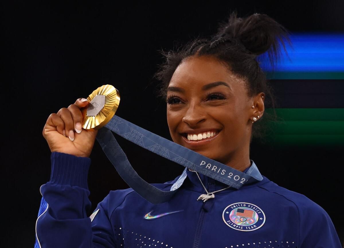 Biles, All-Around Finalinde Altıncı Olimpiyat Altınını Perçinledi