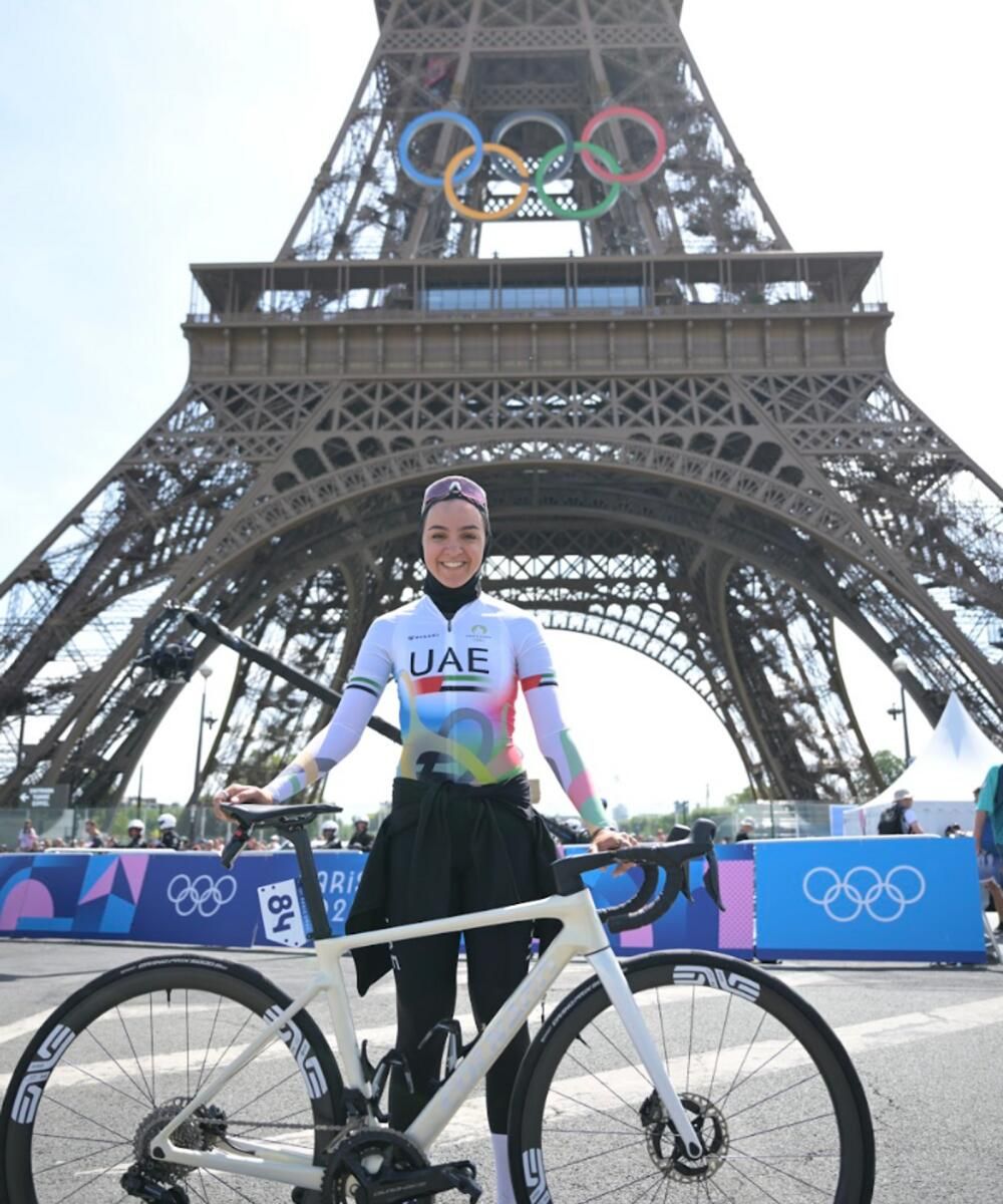 BAE Bisikletçisi Safiya Al Saigh, Paris Olimpiyatları'na Katıldıktan Sonra Mutlu
