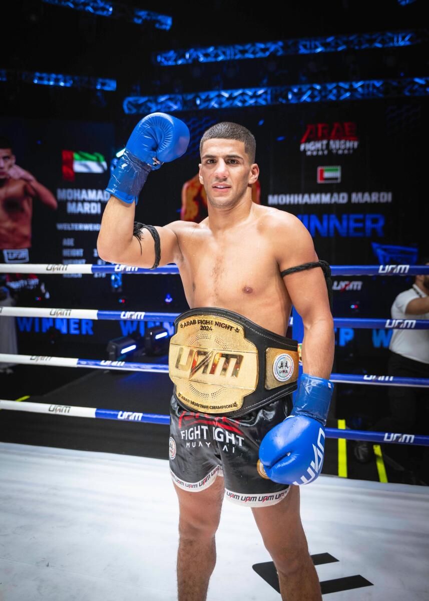 BAE'den Muhammed Mardi, Arap Dövüş Gecesi Muay Thai Şampiyonasını Kazandı
