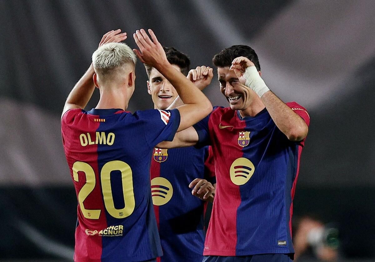 Olmo, Dream Barcelona'nın İlk Çıkışında Gol Attıktan Sonra Heyecanlandı